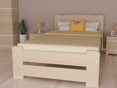 Eureka GABRIELA: Levné postele z přírodního dřeva
